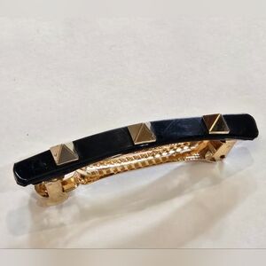 Valentino Garavani Stud Barrette Hair Clip Upcycled From Shoes black